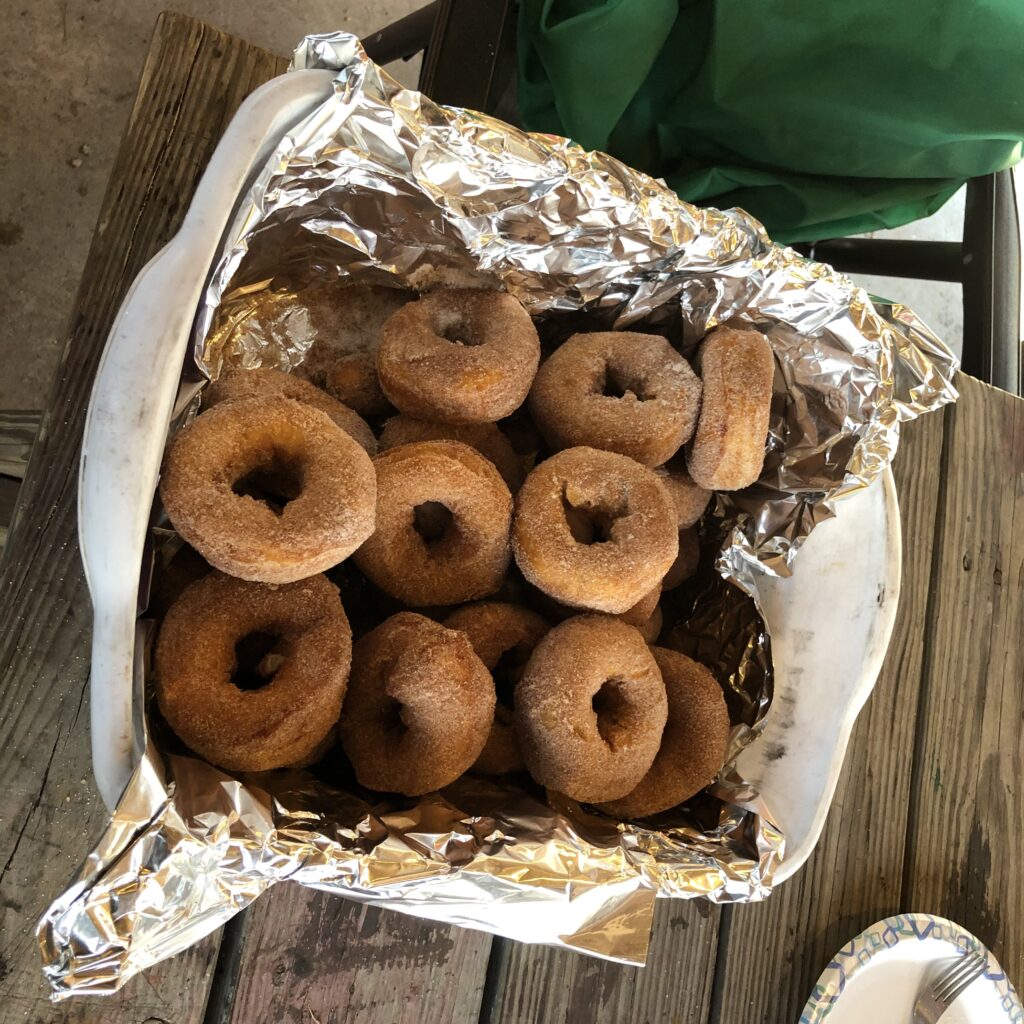Adult homemade donuts